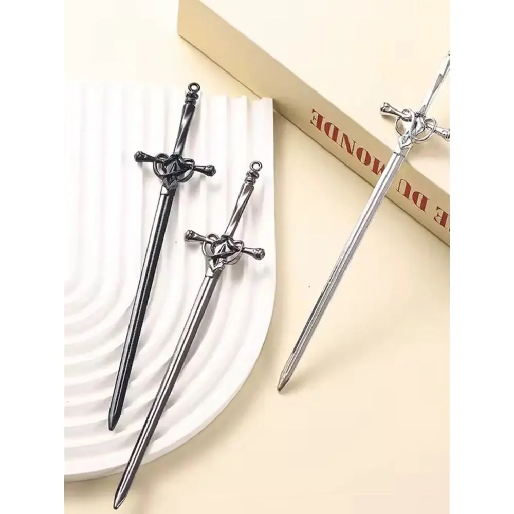 Viking Celtic Sword Hair Stick Ornate Medieval Hair Accessory Set of Three